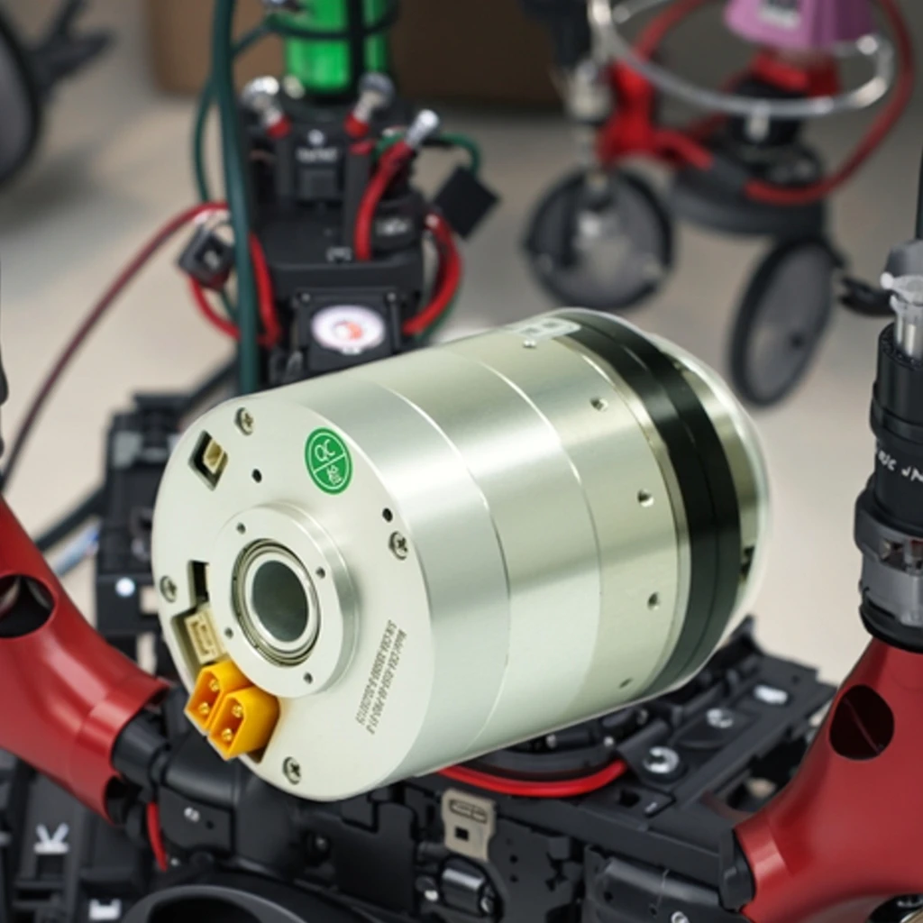Ti5 Robot Brushless Permanent Magnet Servo Motor Joint Module Electromagnetic Brake Flange Mount 90-45Nm Torque 0.1 Accuracy