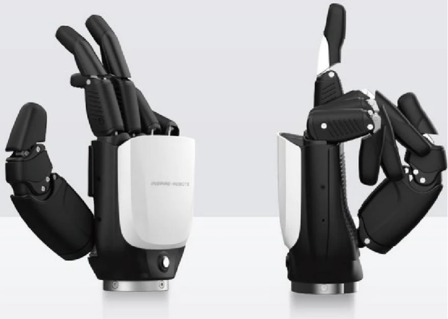 INSPIRE-ROBOTS In-Time Integrated Tactile Sensing RH56F1 Humanoid Five-Finger Dexterous Hand Force Control Precision Supports